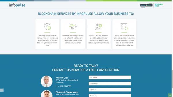 Blockchain as a service example picture